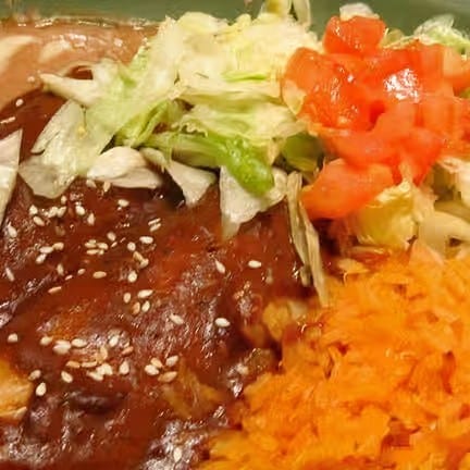Mole Enchiladas.