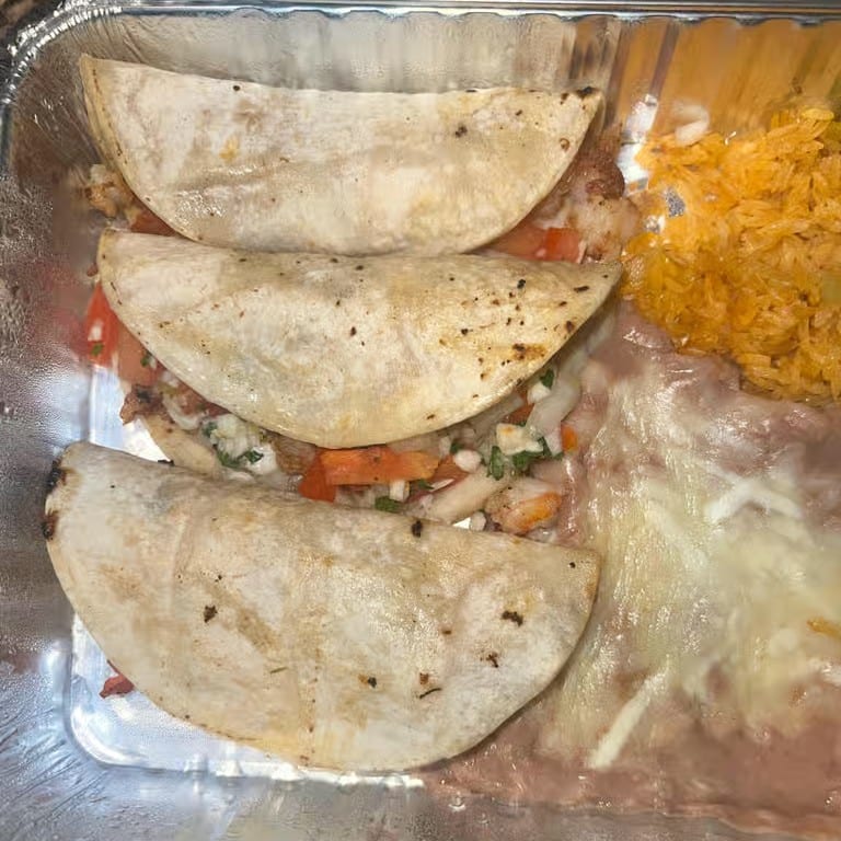 Bacon Shrimp Tacos.