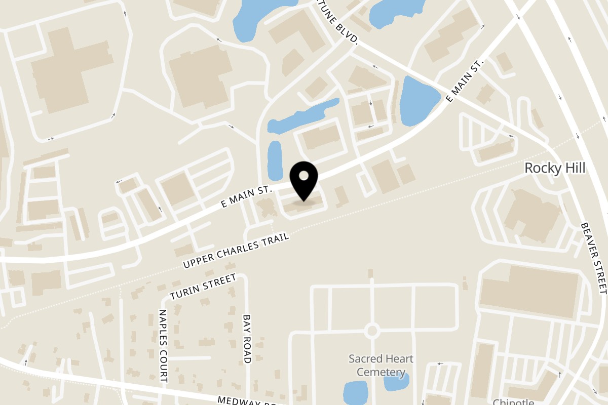 Map showing the location of Acapulcos Mexican Family Restaurant & Cantina on 231 E Main St in Milford